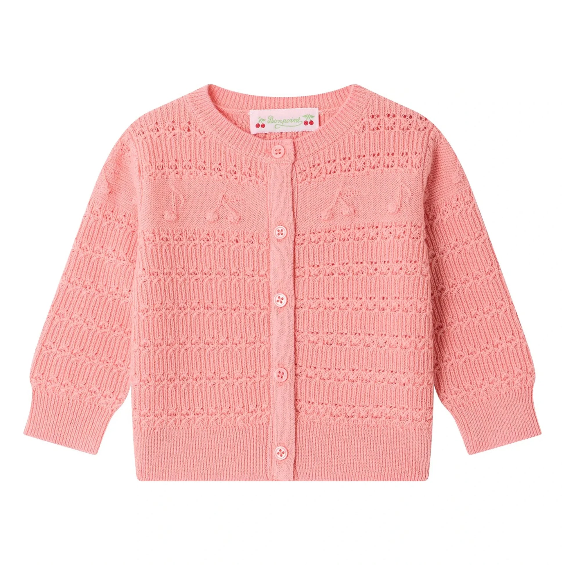 Bonpoint - Mahana Wool Cardigan | Candy pink