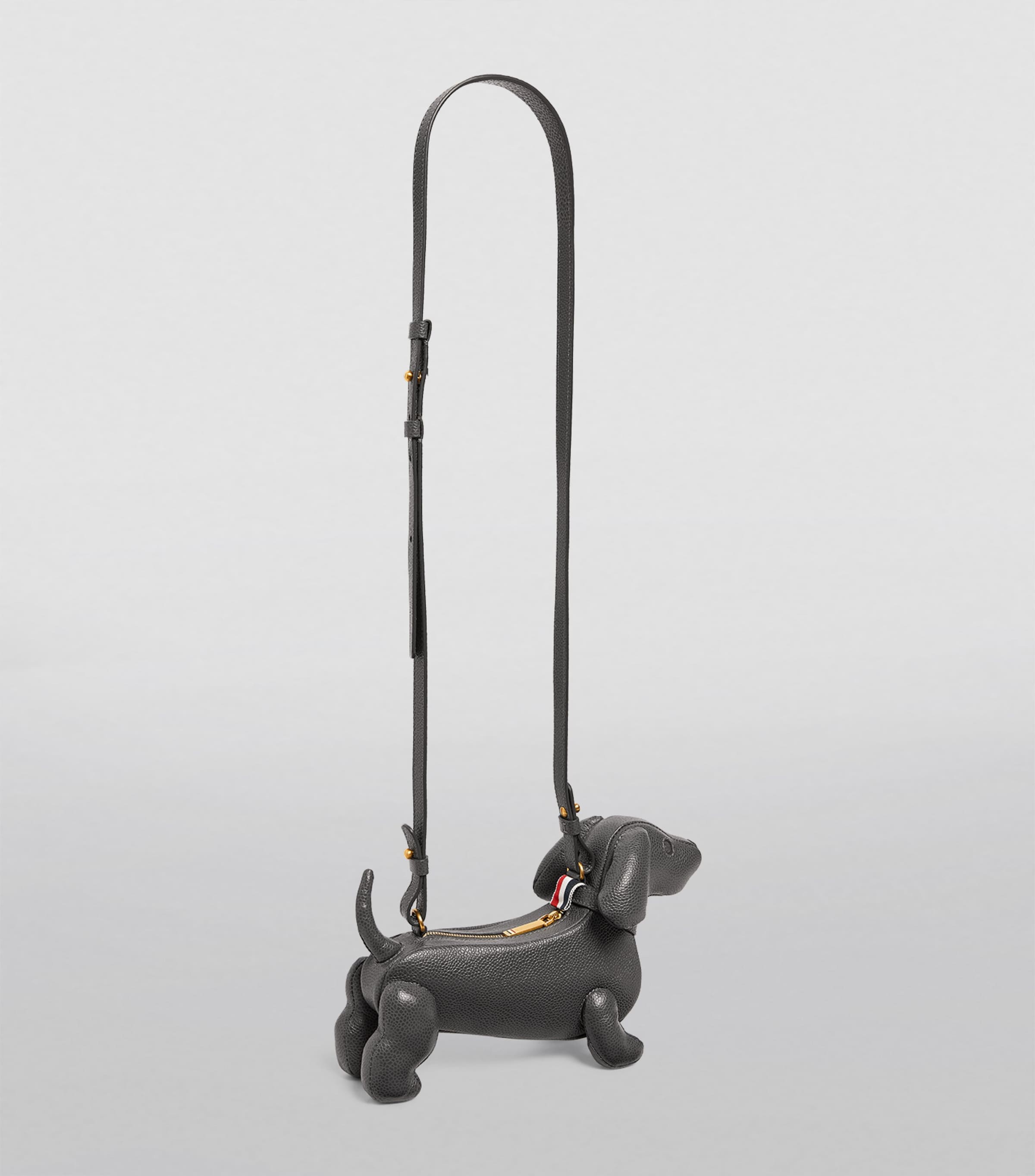 Thom Browne Grey Mini Hector Cross-Body Bag