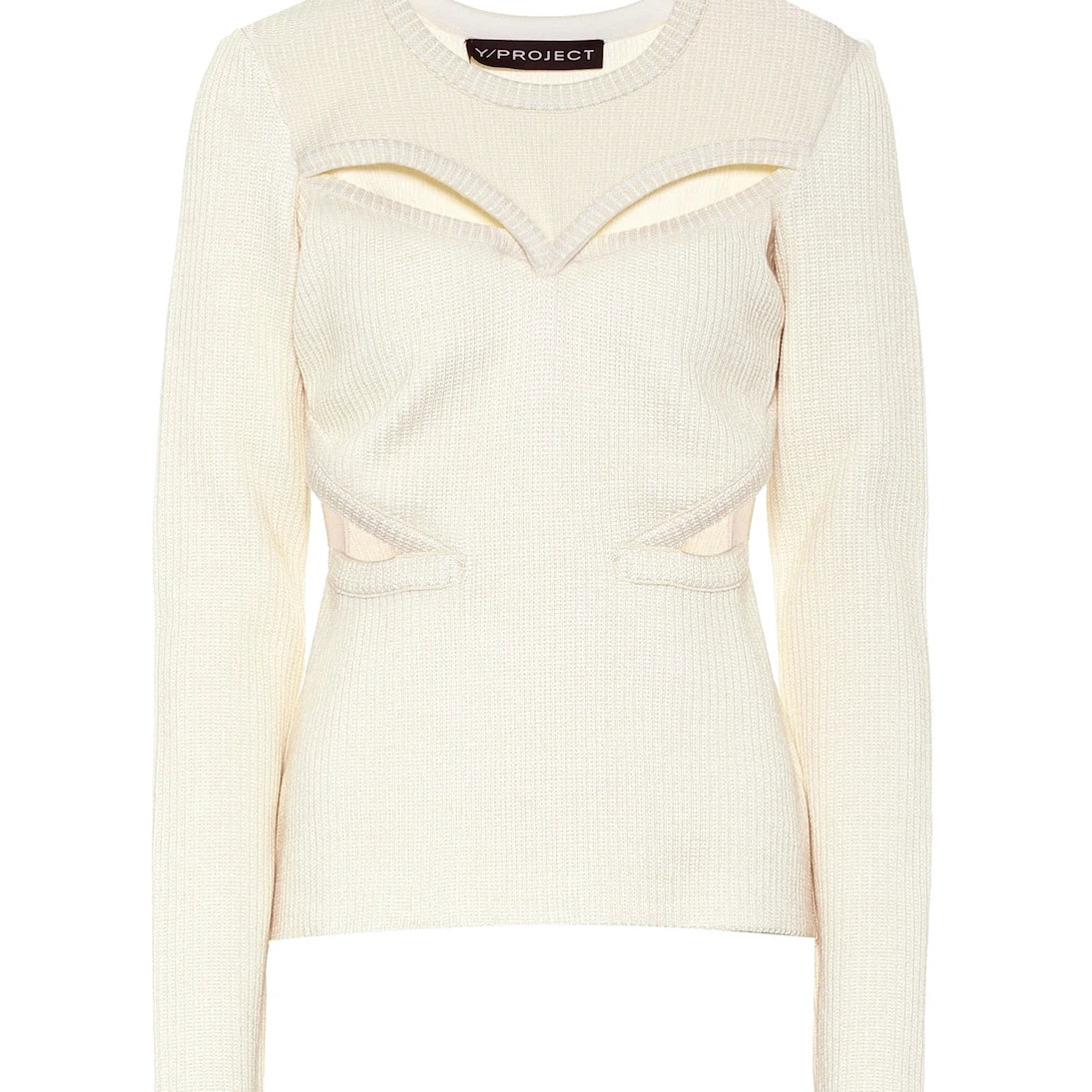Y/Project - Cutout wool-blend sweater