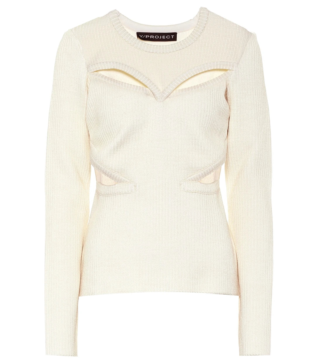 Y/Project - Cutout wool-blend sweater