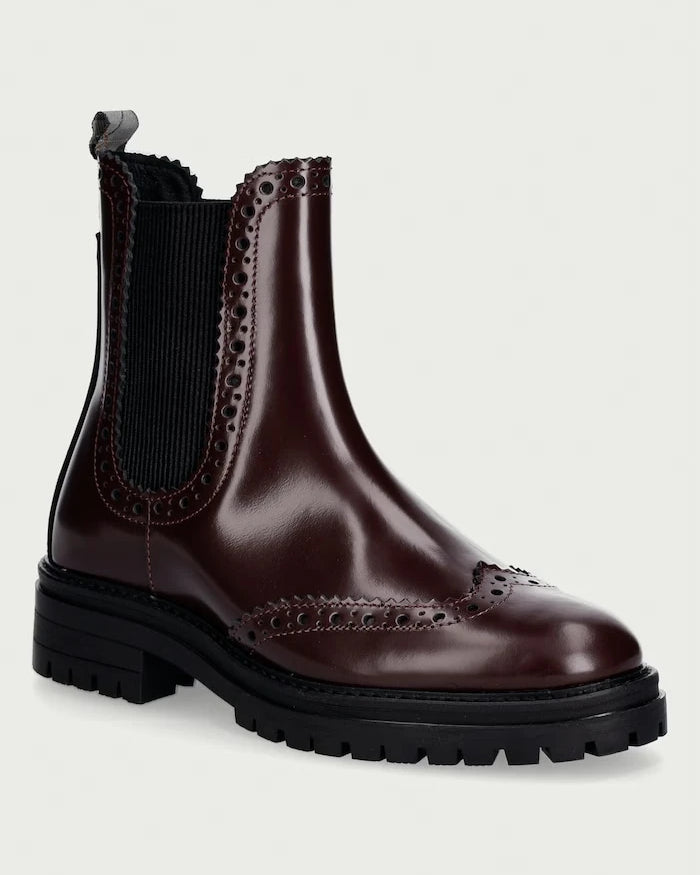 Barbour kadın deri Chelsea bot Fawne