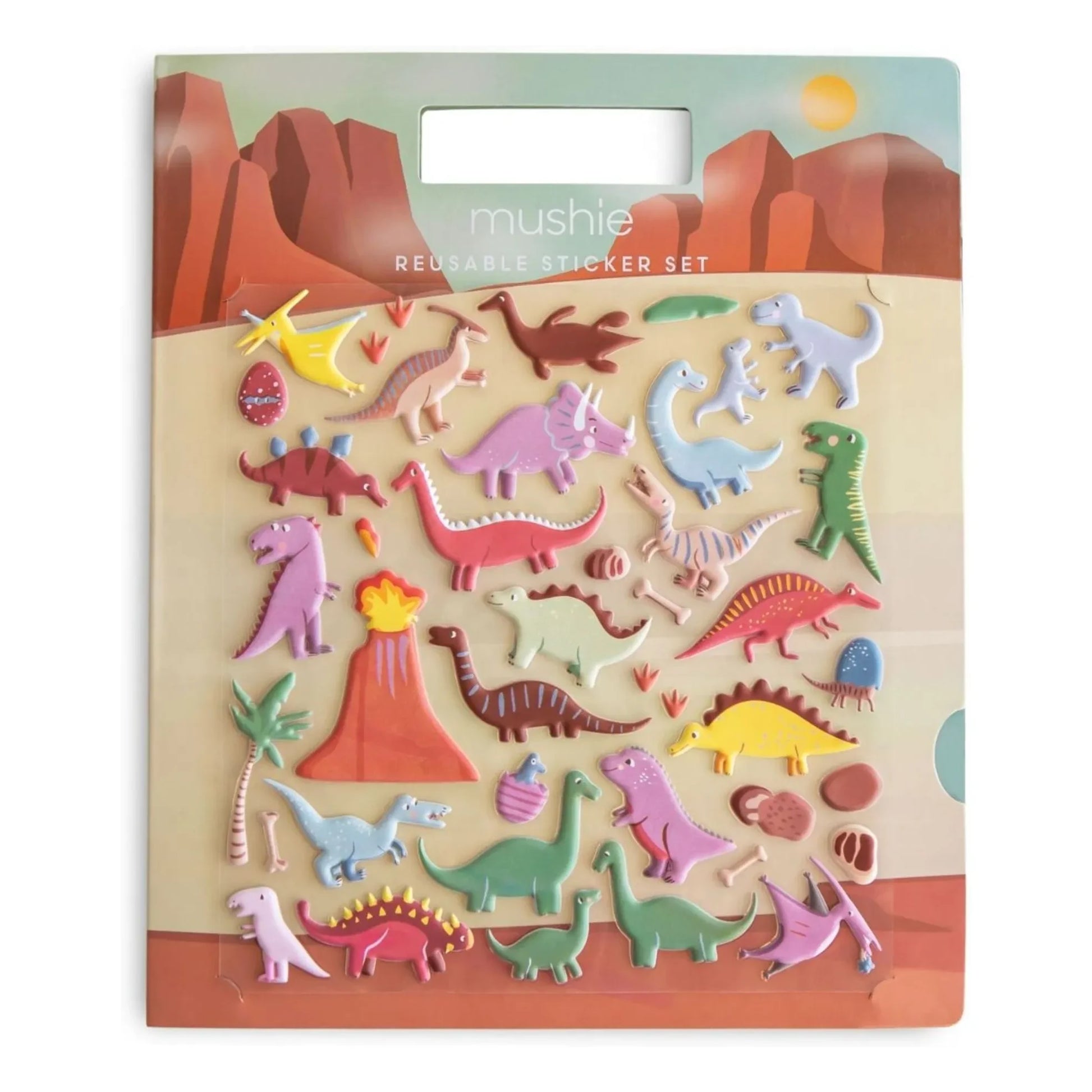 Mushie - Dino sticker book