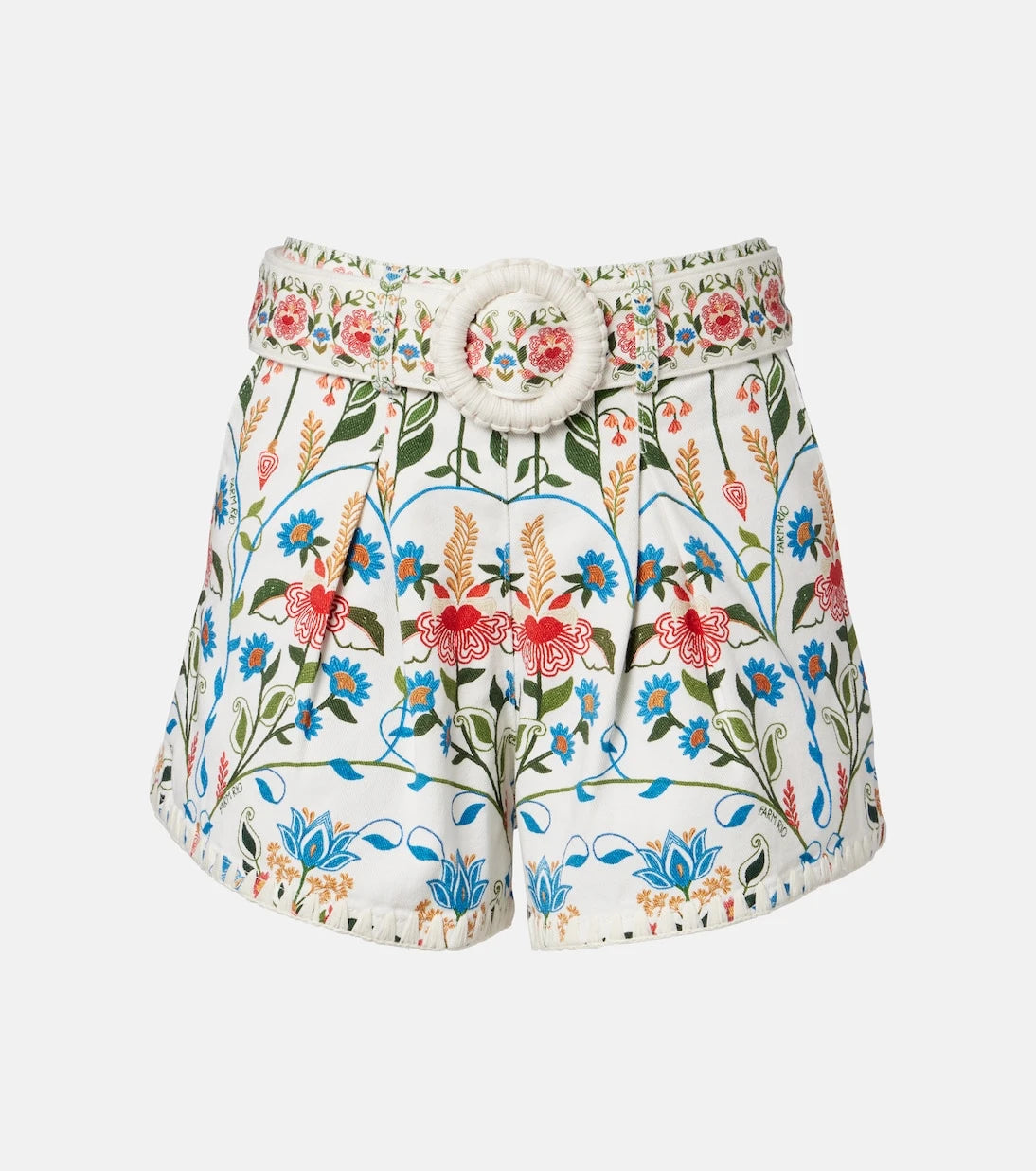 Farm Rio - Fraga floral high-rise cotton short
