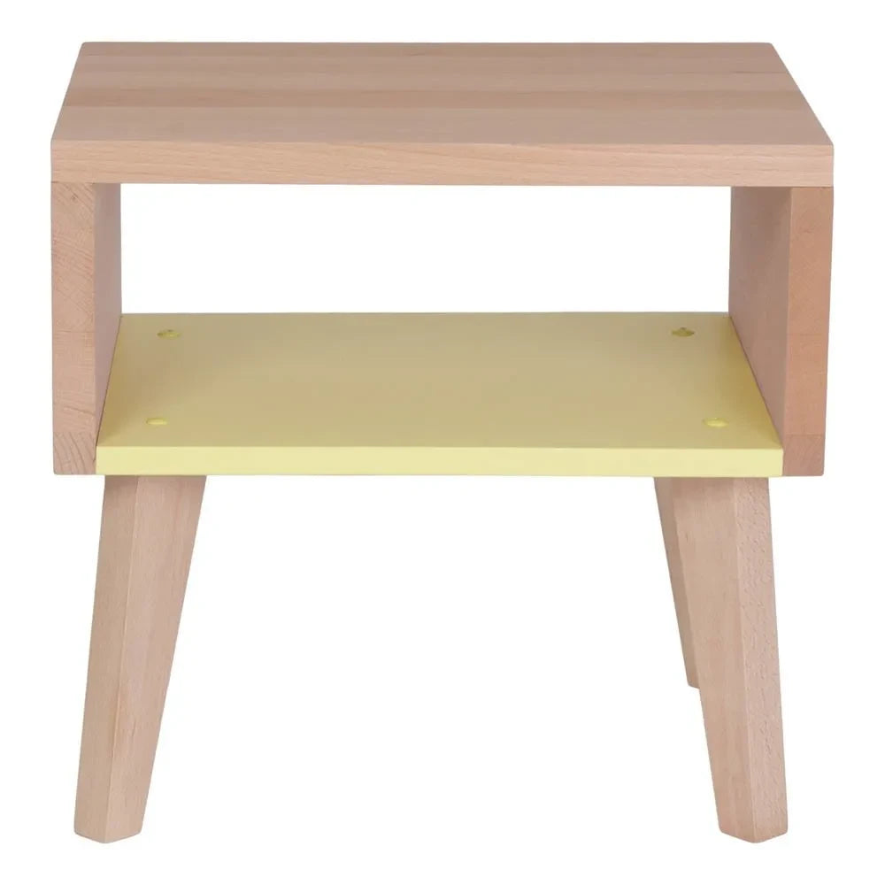 Paulette et Sacha - Underscore Side Table | Pale yellow