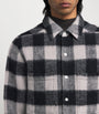 Virgin Wool Check Overshirt