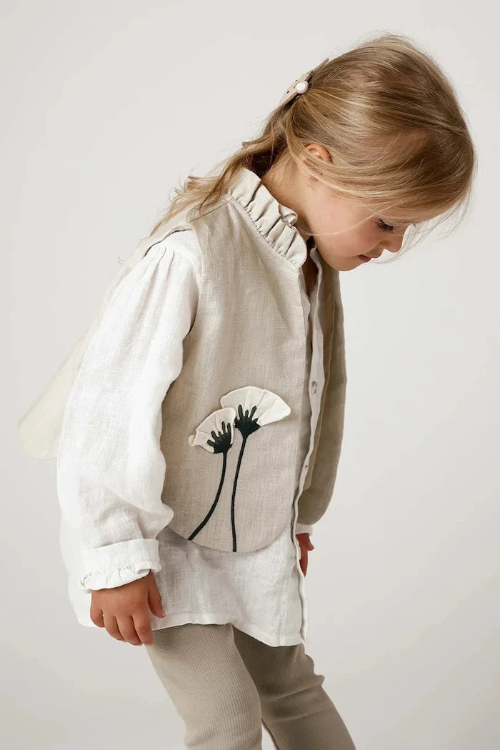 Бебешки суичър Donsje Anoeche Linen Blouse