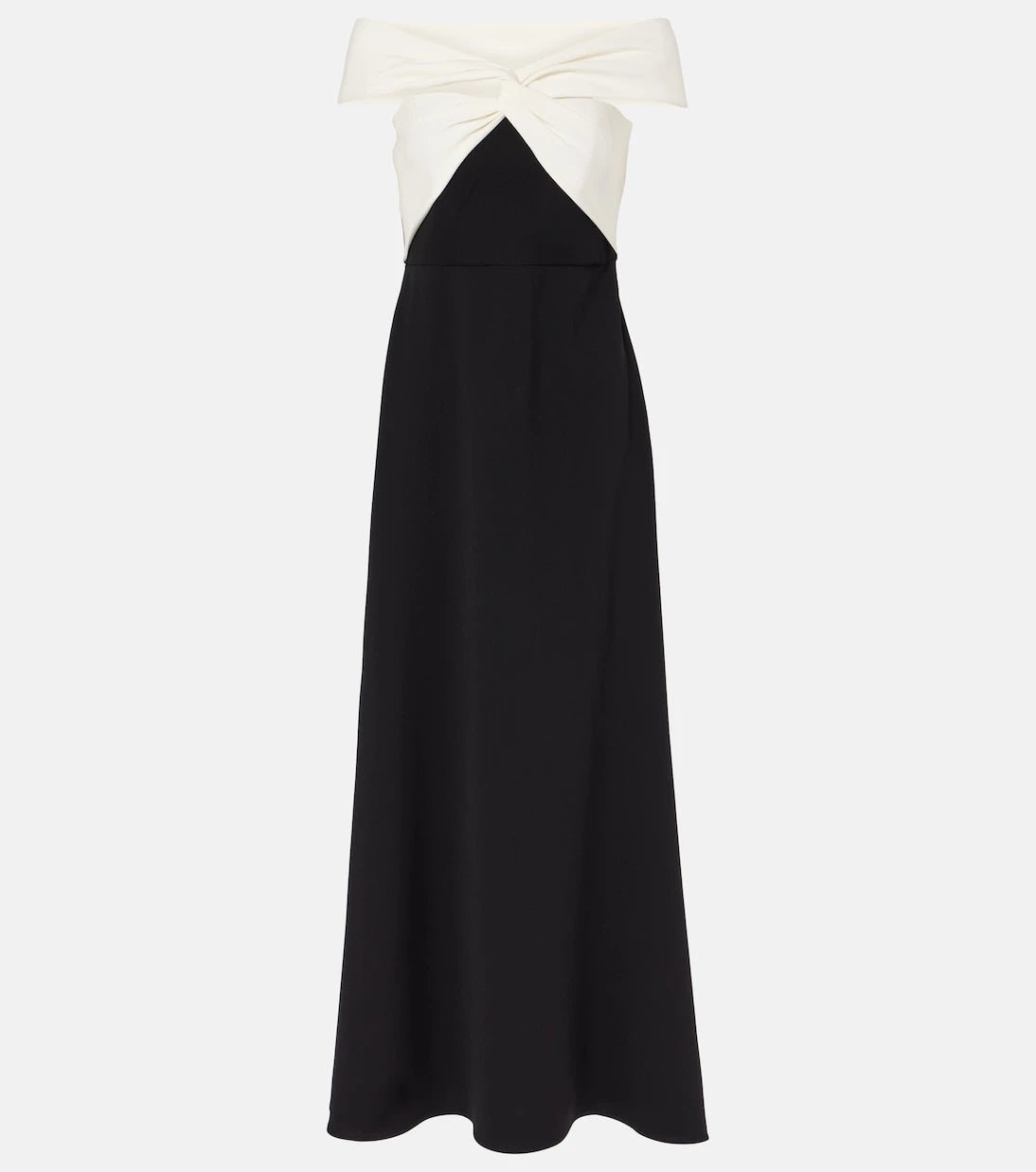 Roland Mouret - Off-shoulder cady maxi dress