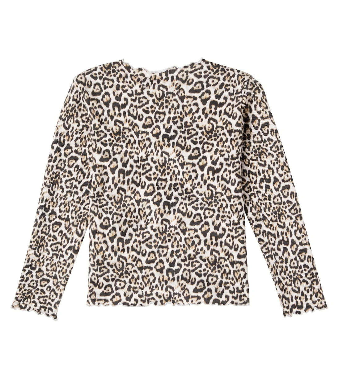 The New Society - Leopard-print cotton-blend top