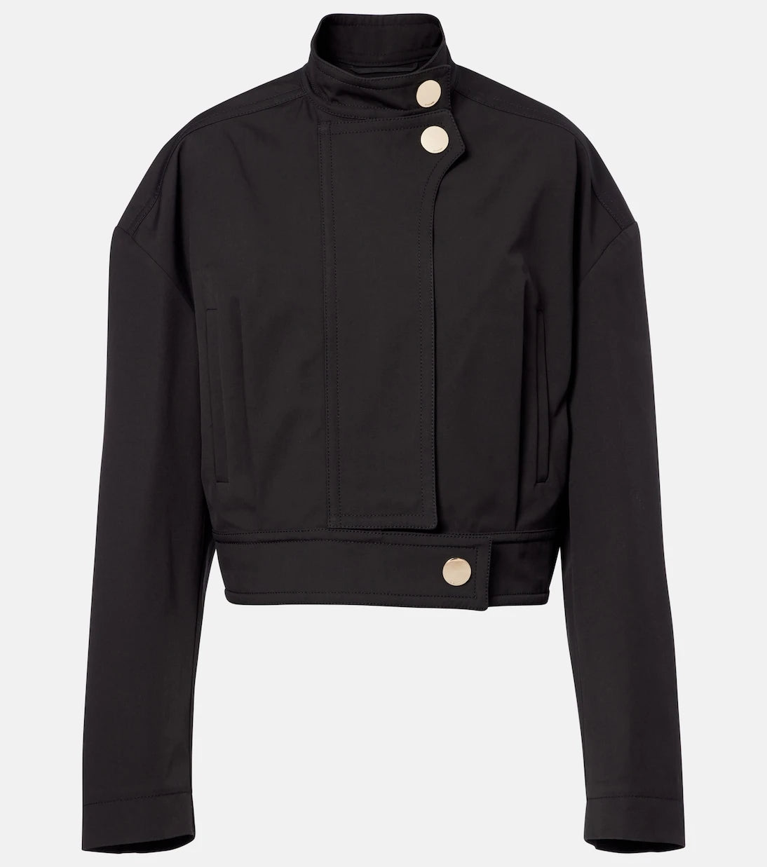 Sportmax - جاكيت بومبر ريفيرا من القطن بقصة كبيرة