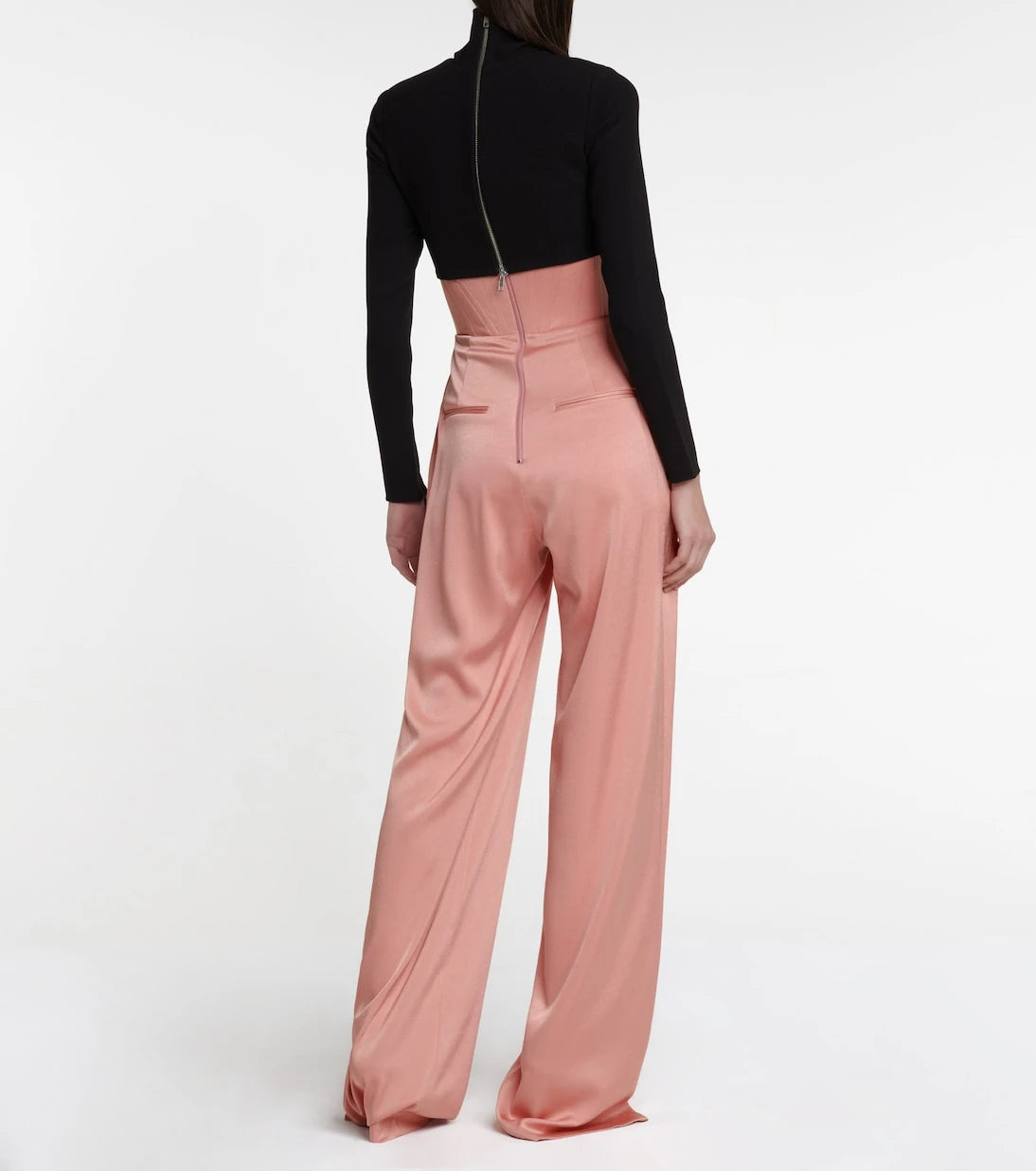 Alex Perry - Cruz crêpe crop top