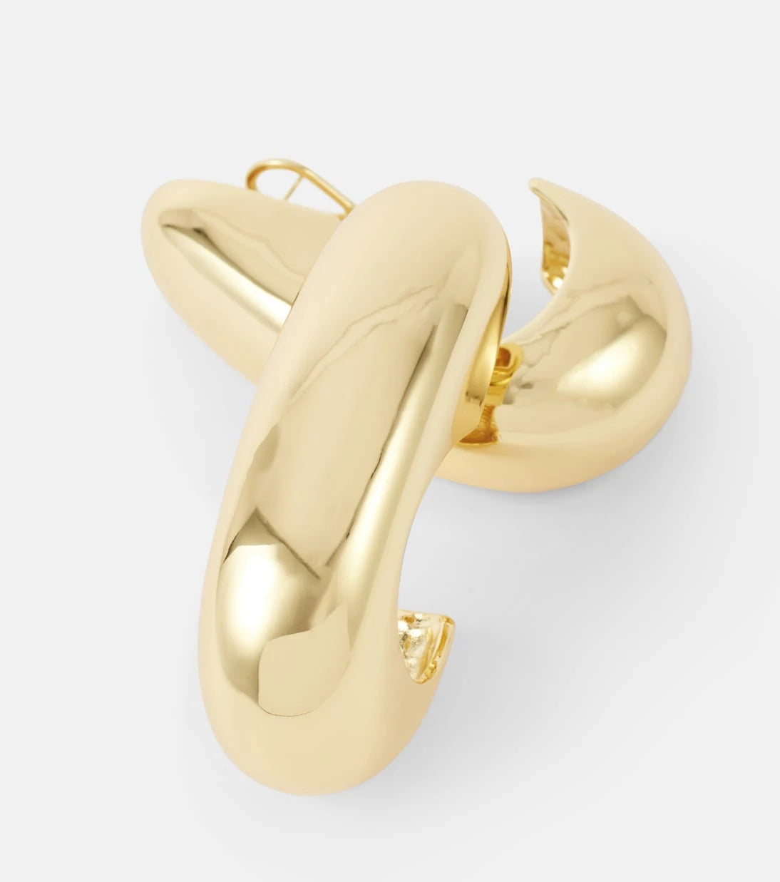 Jennifer Behr - Nimah gold-plated hoop earrings