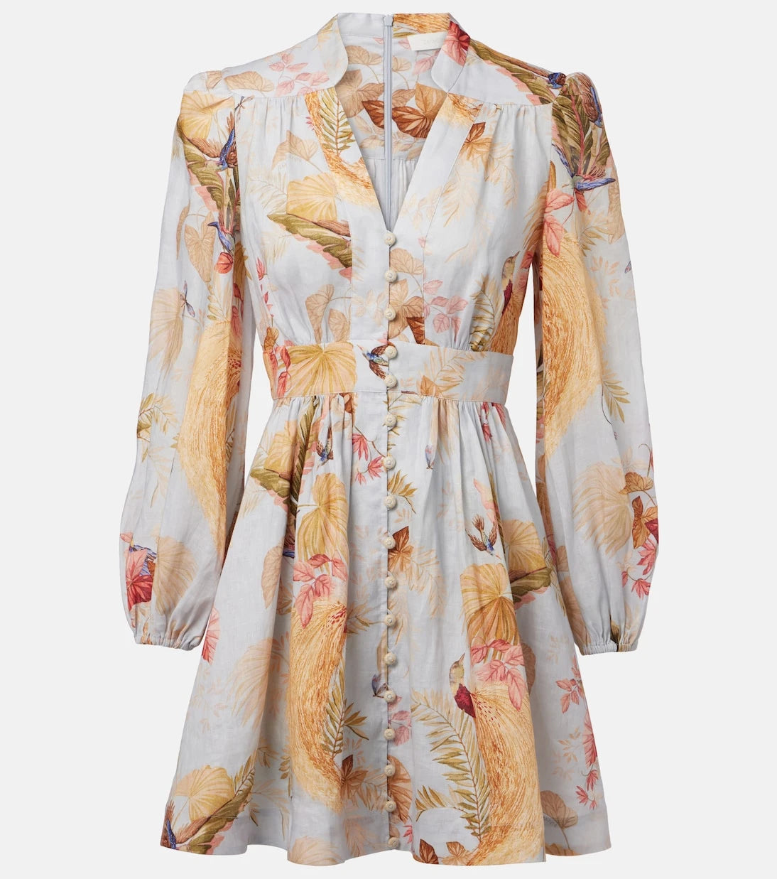 Zimmermann - Ascension floral linen minidress