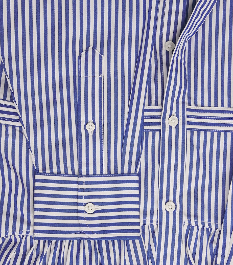 Polo Ralph Lauren Multi Cotton Stripe Mini Shirt Dress
