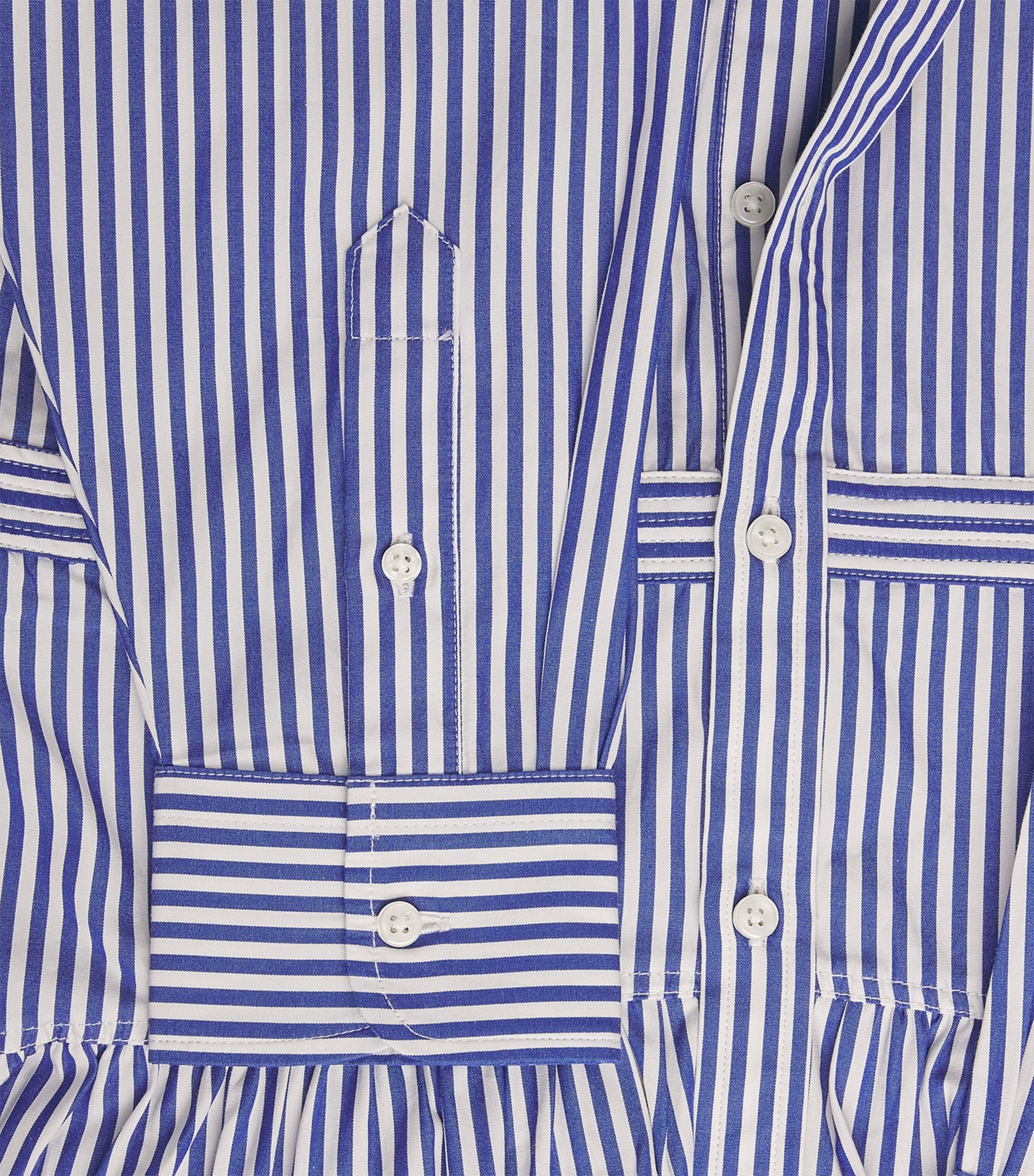 Polo Ralph Lauren Multi Cotton Stripe Mini Shirt Dress