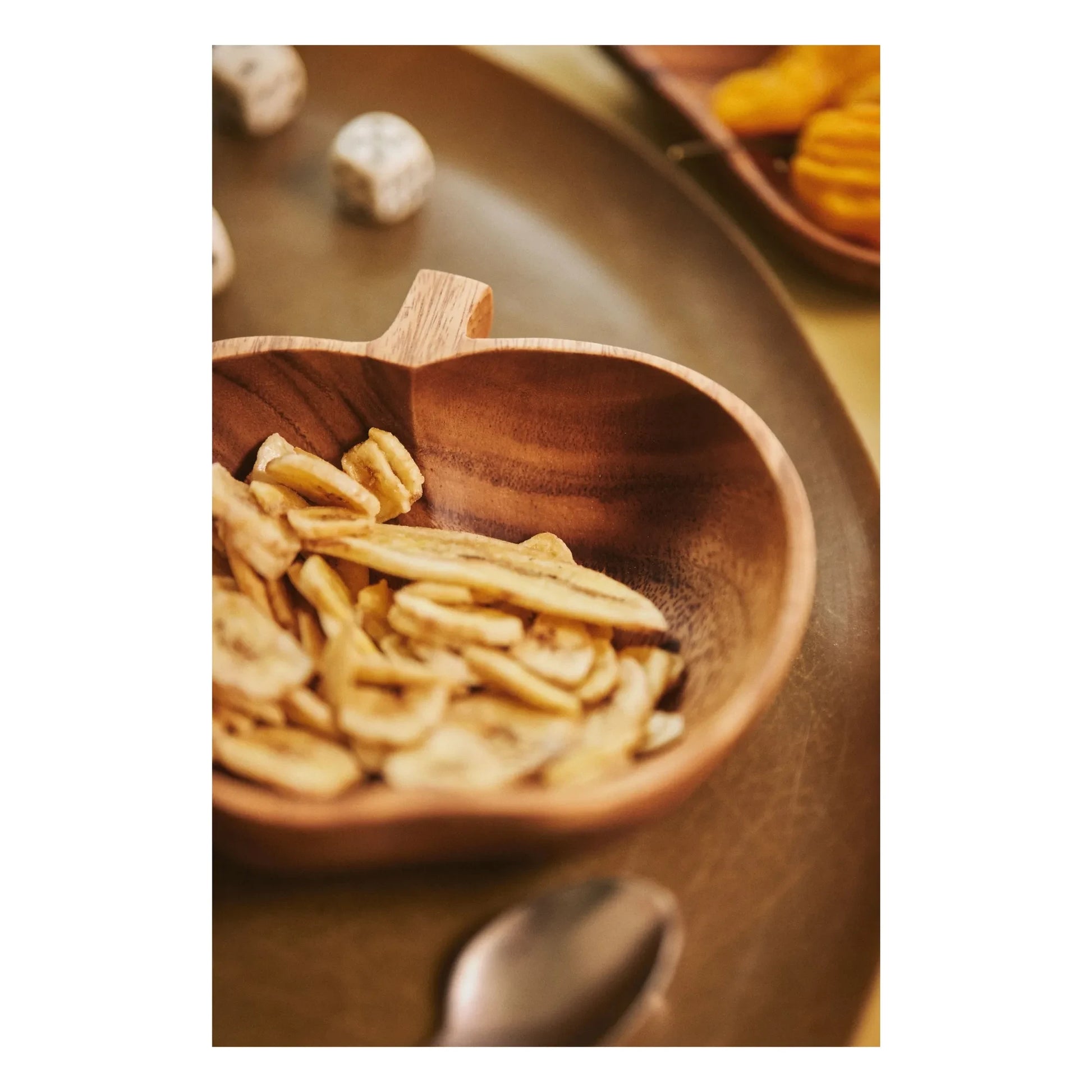 HKliving - Acacia apple plate