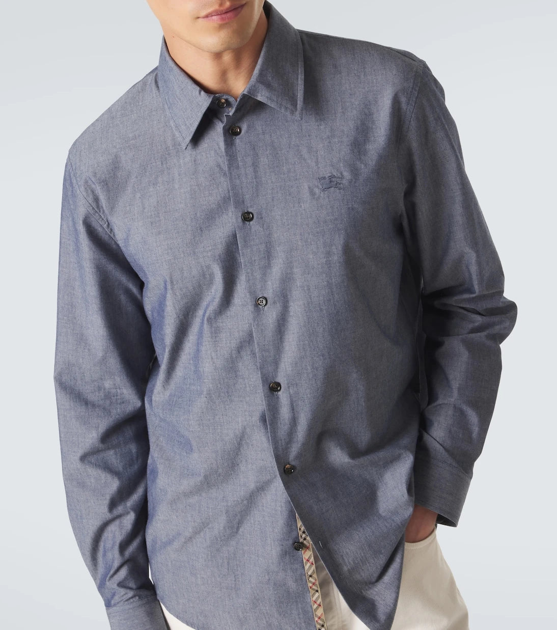 Burberry - EKD cotton-blend shirt