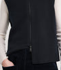 ME+EM Navy Wool Two-Way Zip Vest