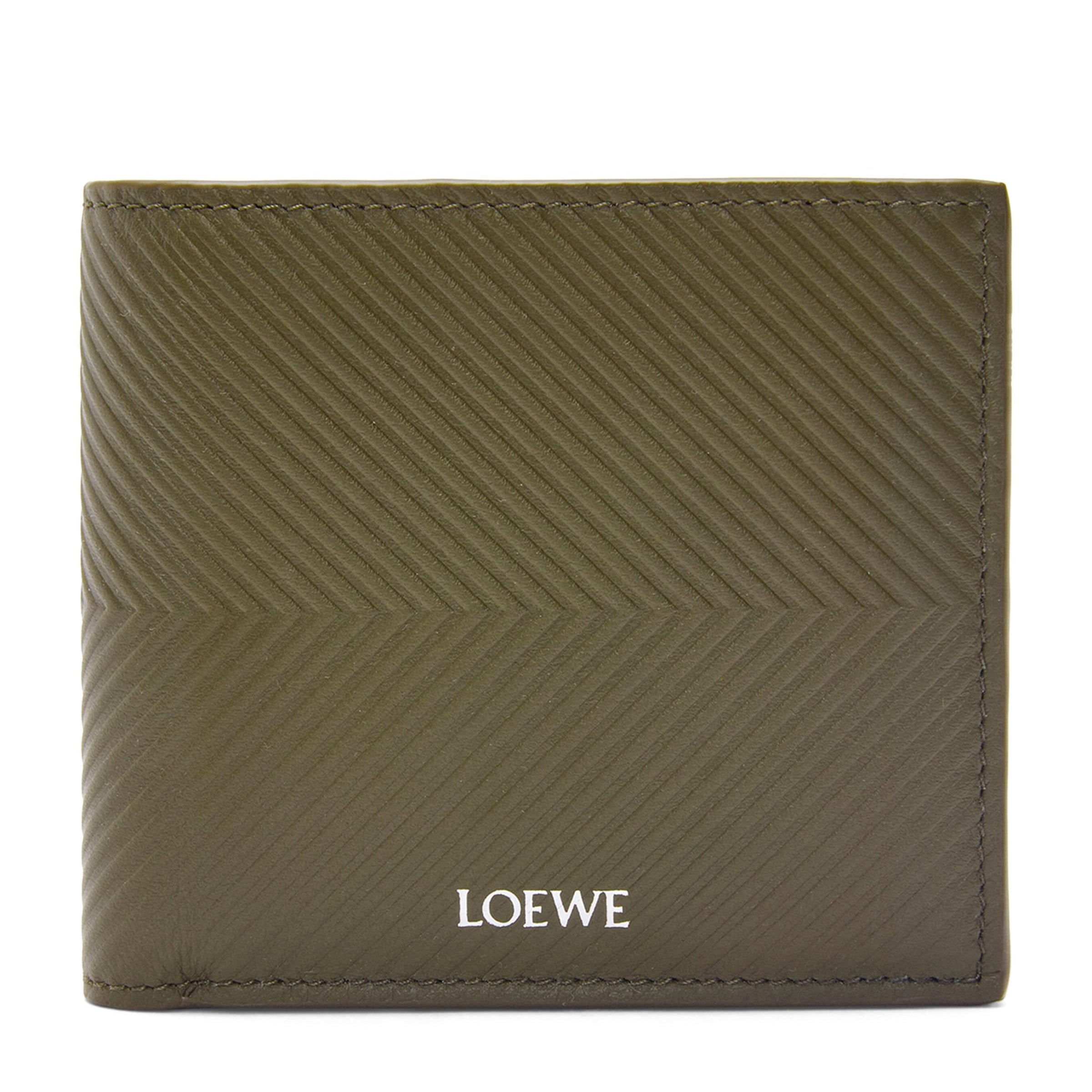 Textured Leather Bifold Wallet