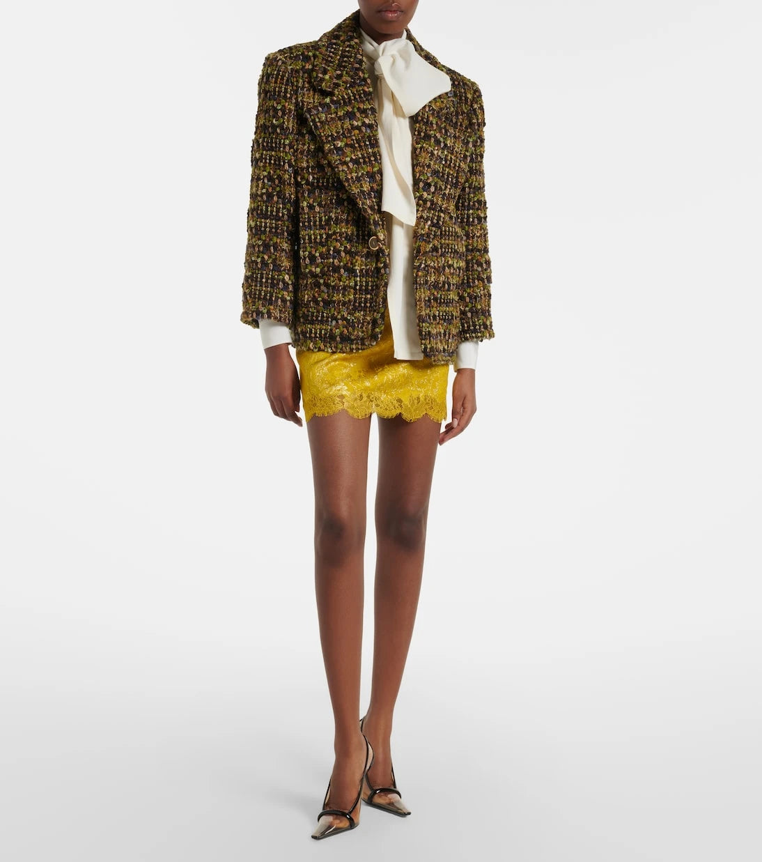 Saint Laurent - Tie-neck silk blouse