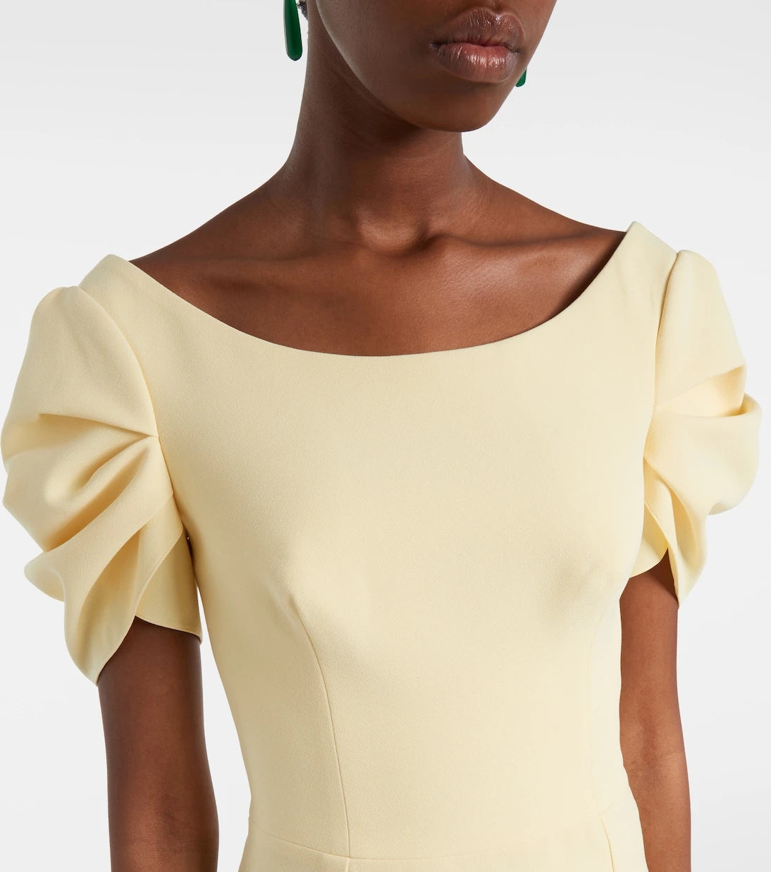 Safiyaa - Vanna draped crêpe gown
