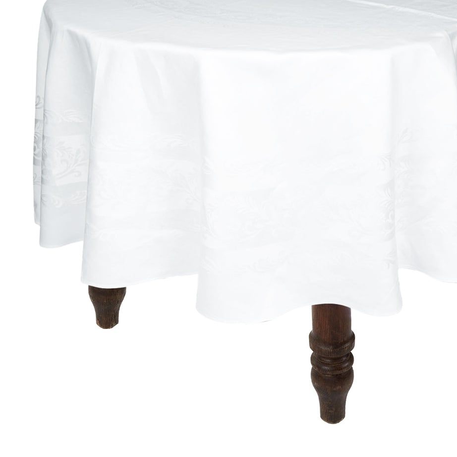 Thomas Ferguson Linen Double Damask Tablecloth (274cm x 274cm)