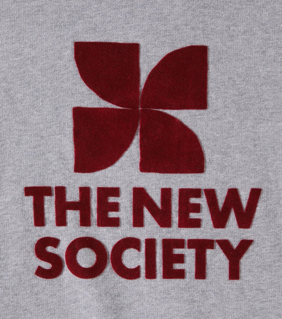 The New Society - Space logo cotton jersey sweatshirt