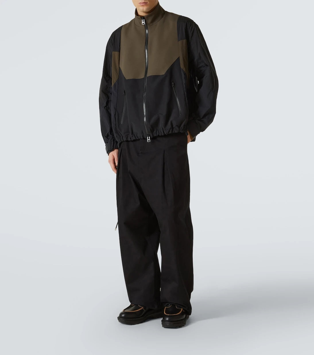 Sacai - Matelassé twill jacket