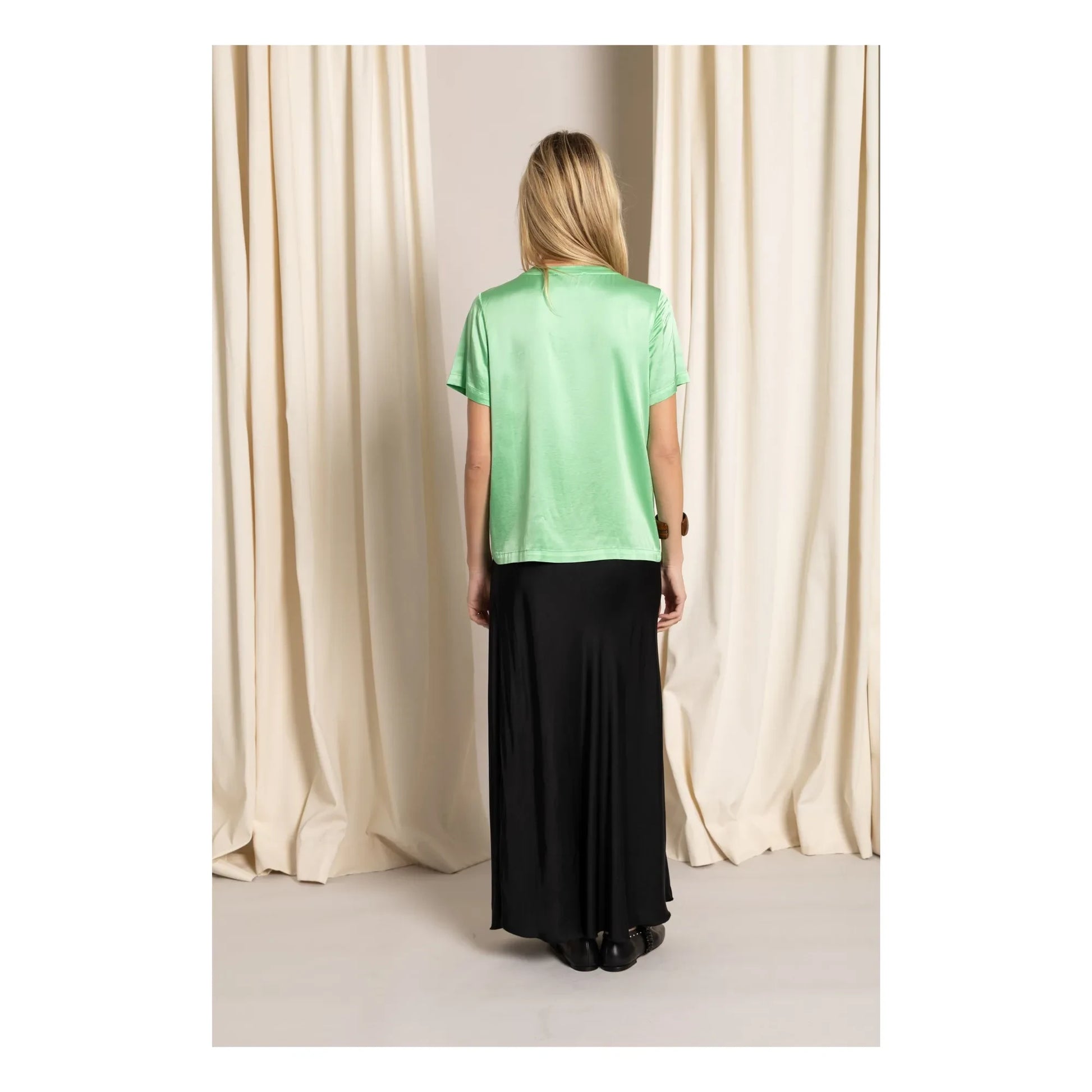 Smallable Woman - Satin Anta skirt | Black