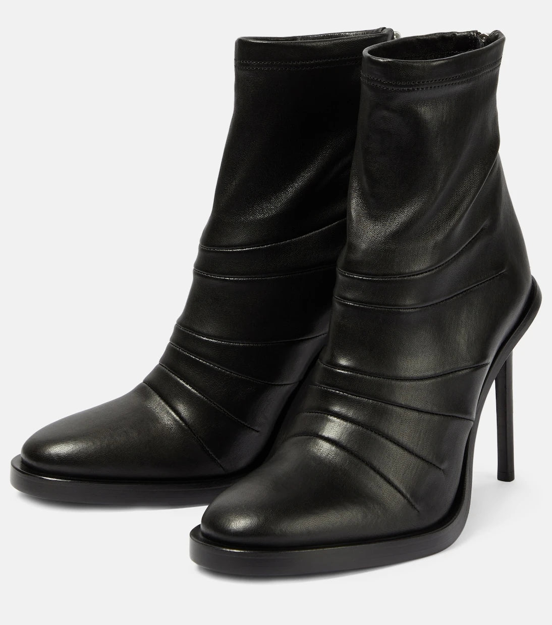 Ann Demeulemeester - بوت الكاحل كارول الجلدي