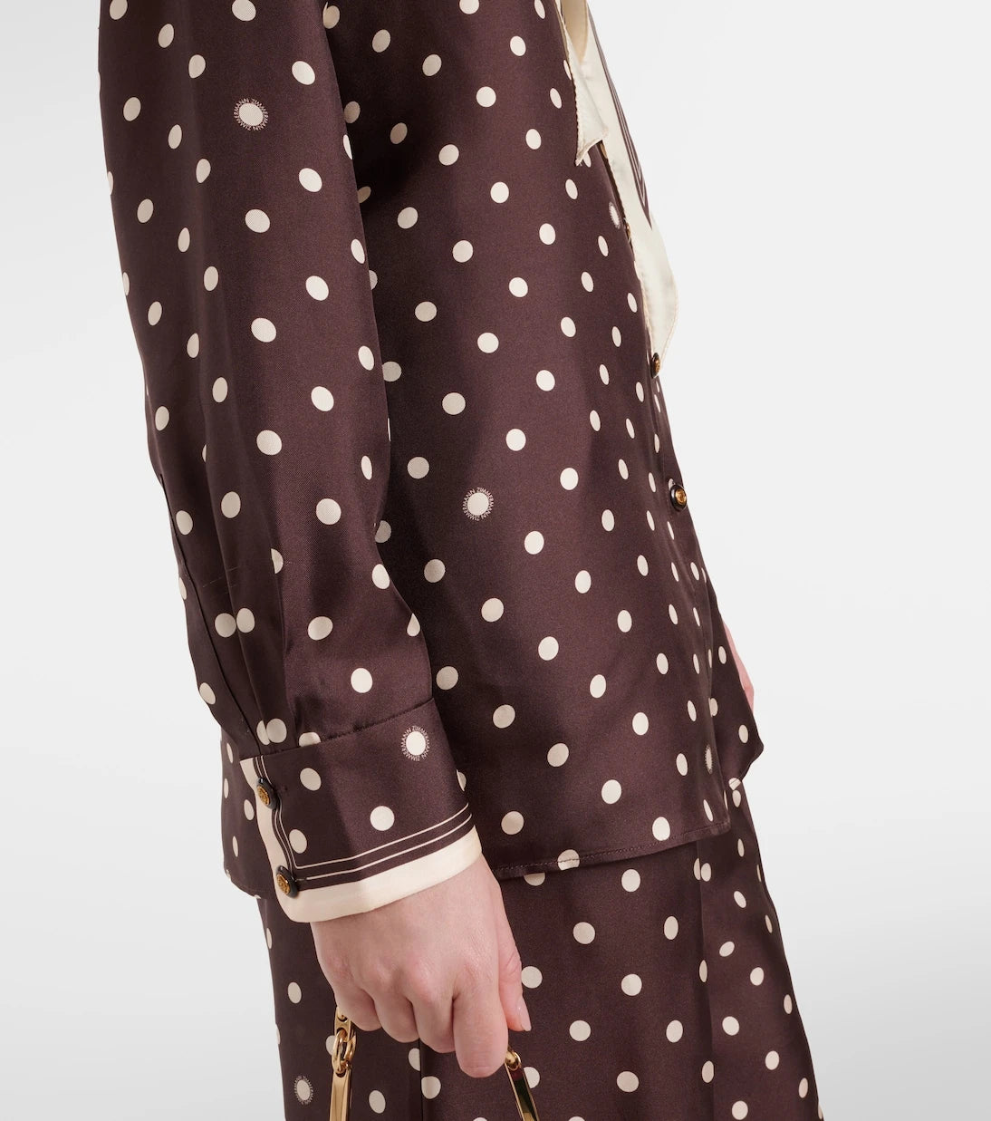 Zimmermann - Polka-dot silk shirt