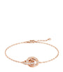 Rose Gold and Diamond LOVE Chain Bracelet