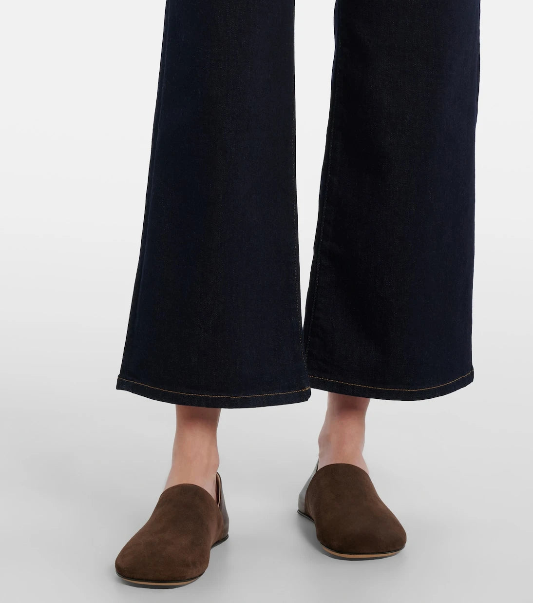 AG Jeans - Saige cropped wide-leg jeans
