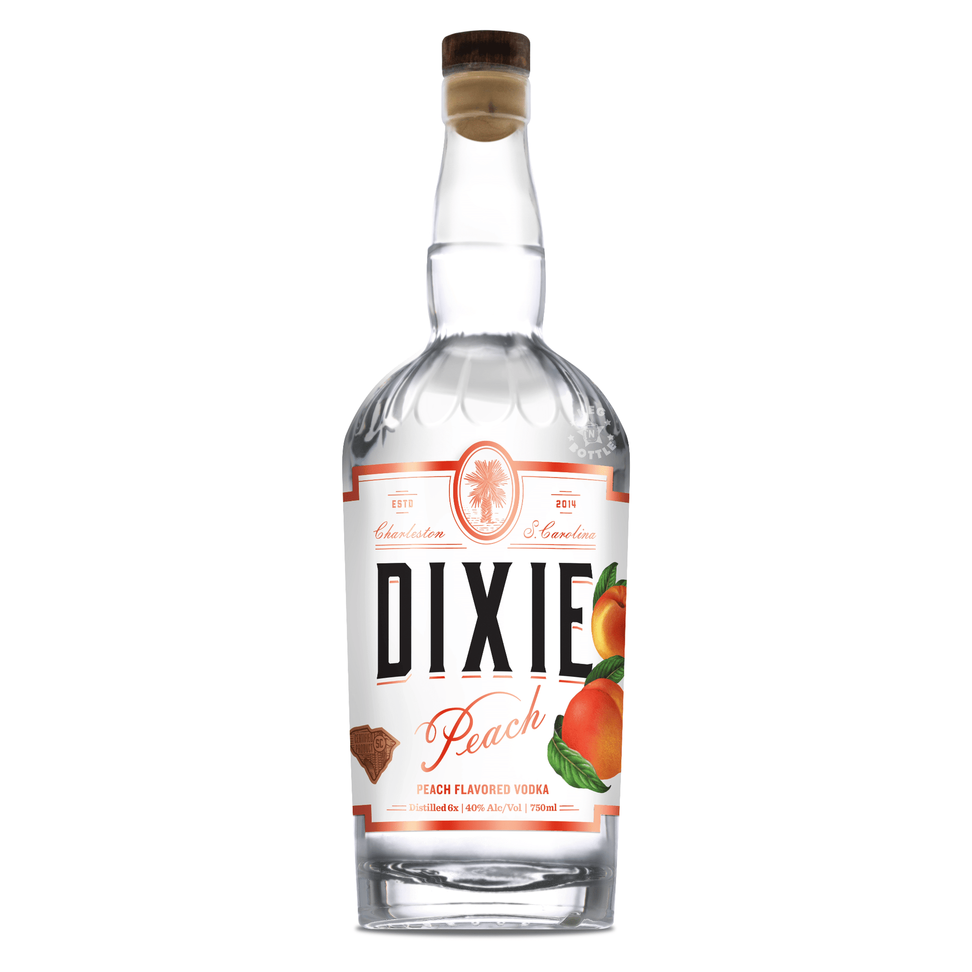 Dixie Peach Vodka (750 ml)
