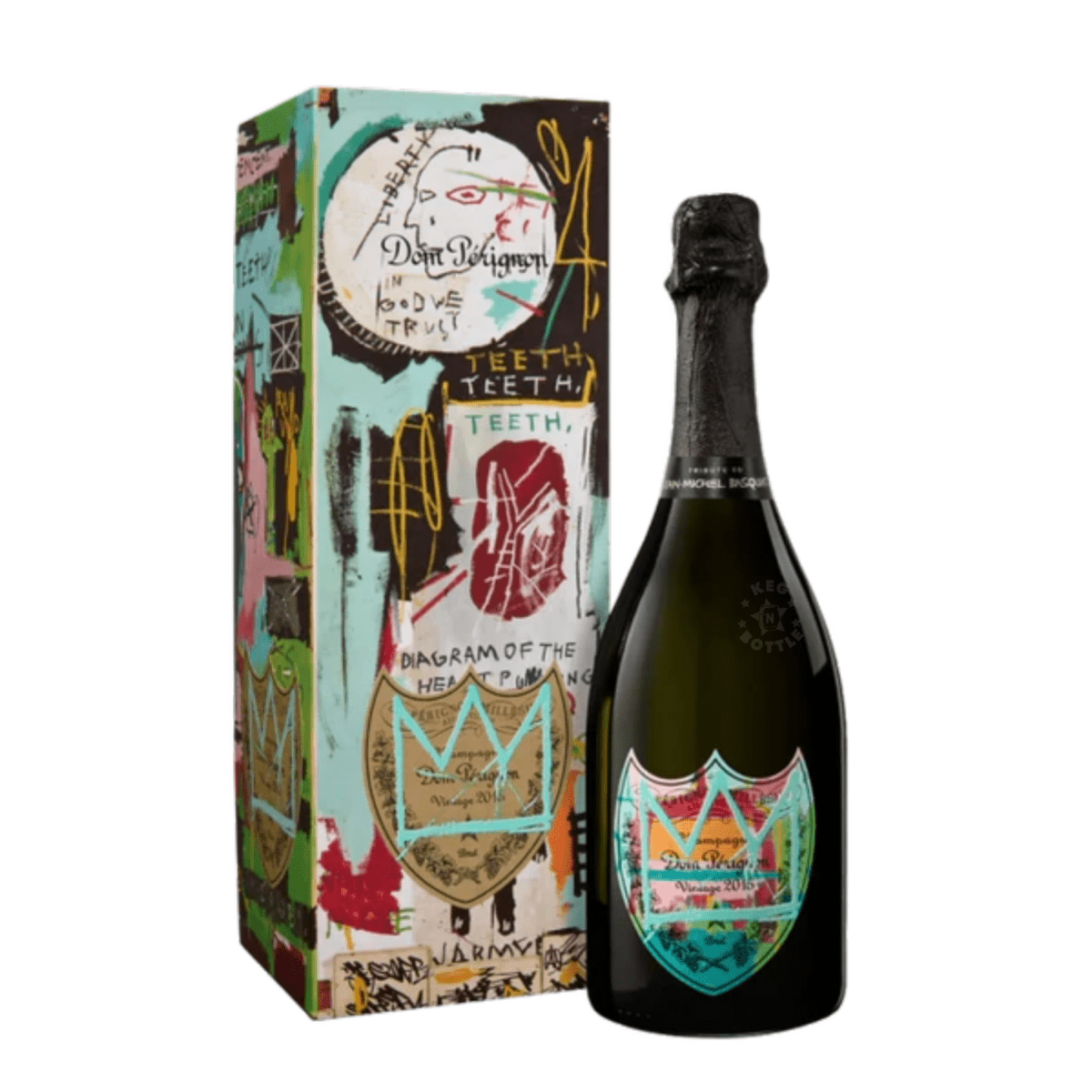 Dom Perignon 2015 Jean-Michel Basquiat "Blue" Limited Edition Champagne (750mL)