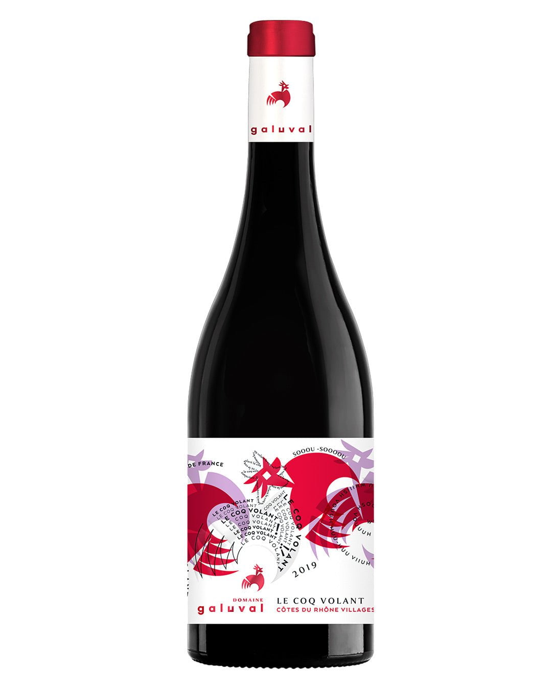 Domaine de Galuval Le Coq Volant Cotes du Rhone Villages Rouge, 75 cl