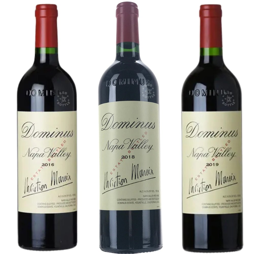Dominus Estate Napa Valley – 3-Bottle Set (2016, 2018, 2019) (3 x 750 ml)