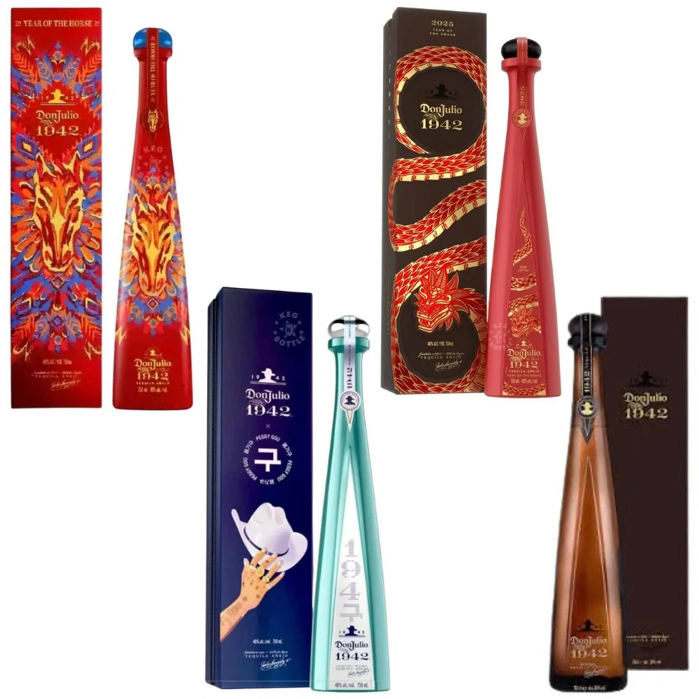 Don Julio 1942 Collector's 4-Bottle Combo Pack (4 x 750 ml)
