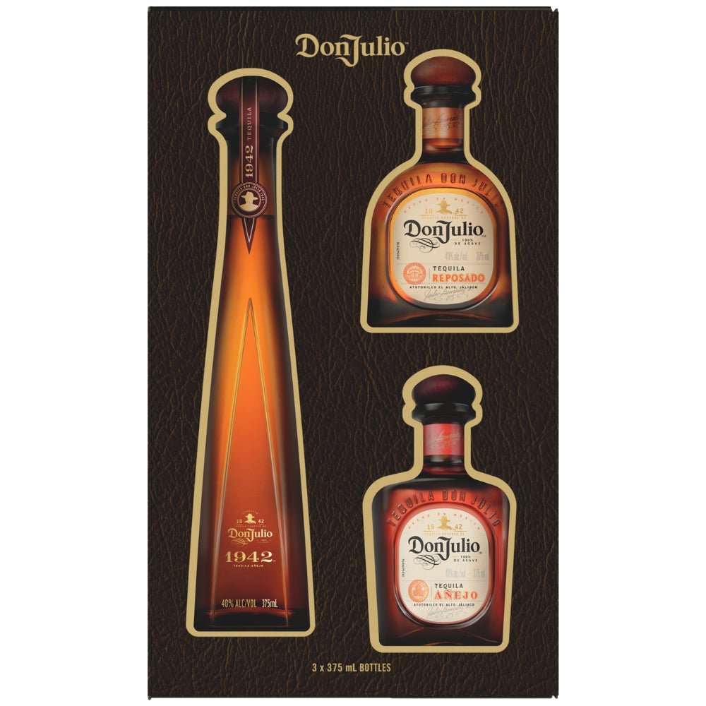 Don Julio Tequila Gift Pack – 1942, Anejo & Reposado Specialty Pack (3 x 375 ml)