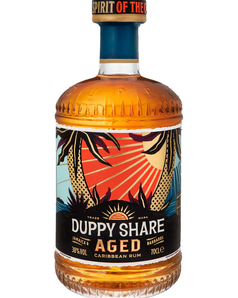 Duppy Share Aged Caribbean Rum, 70 cl