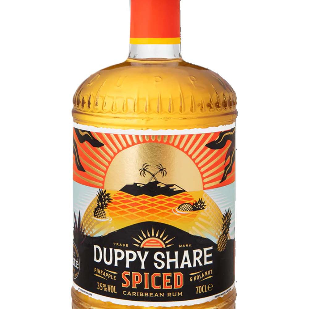Duppy Share Spiced Caribbean Rum, 70 cl