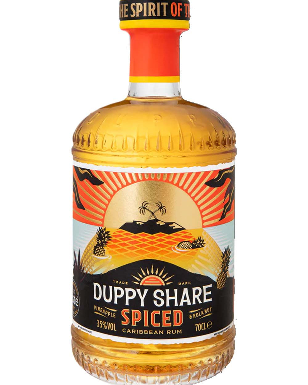 Duppy Share Spiced Caribbean Rum, 70 cl