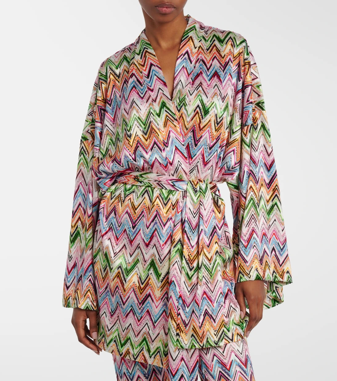 Missoni - Zigzag wrap cardigan