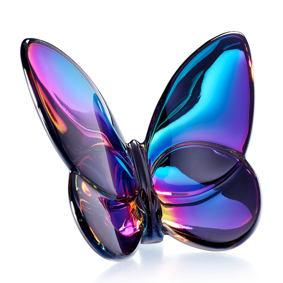Baccarat Papillon Lucky Butterfly Blue Scarabee