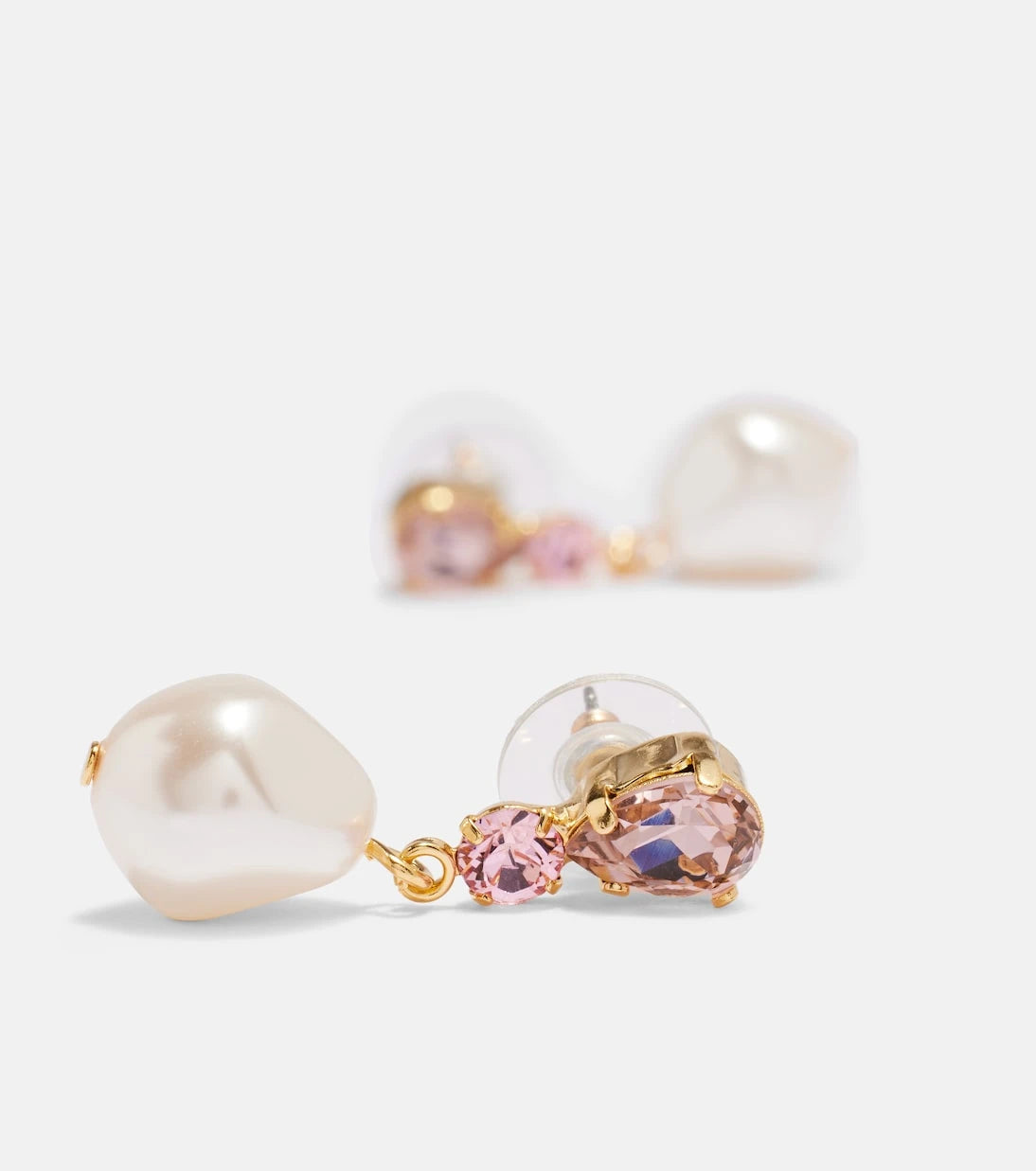 Jennifer Behr - Kristina gold-plated drop earrings