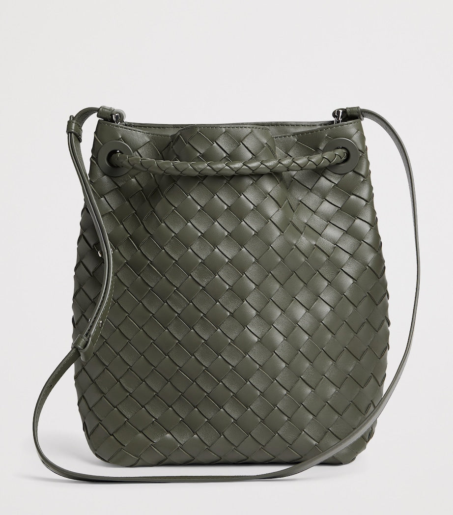 Small Leather Andiamo Bucket Bag