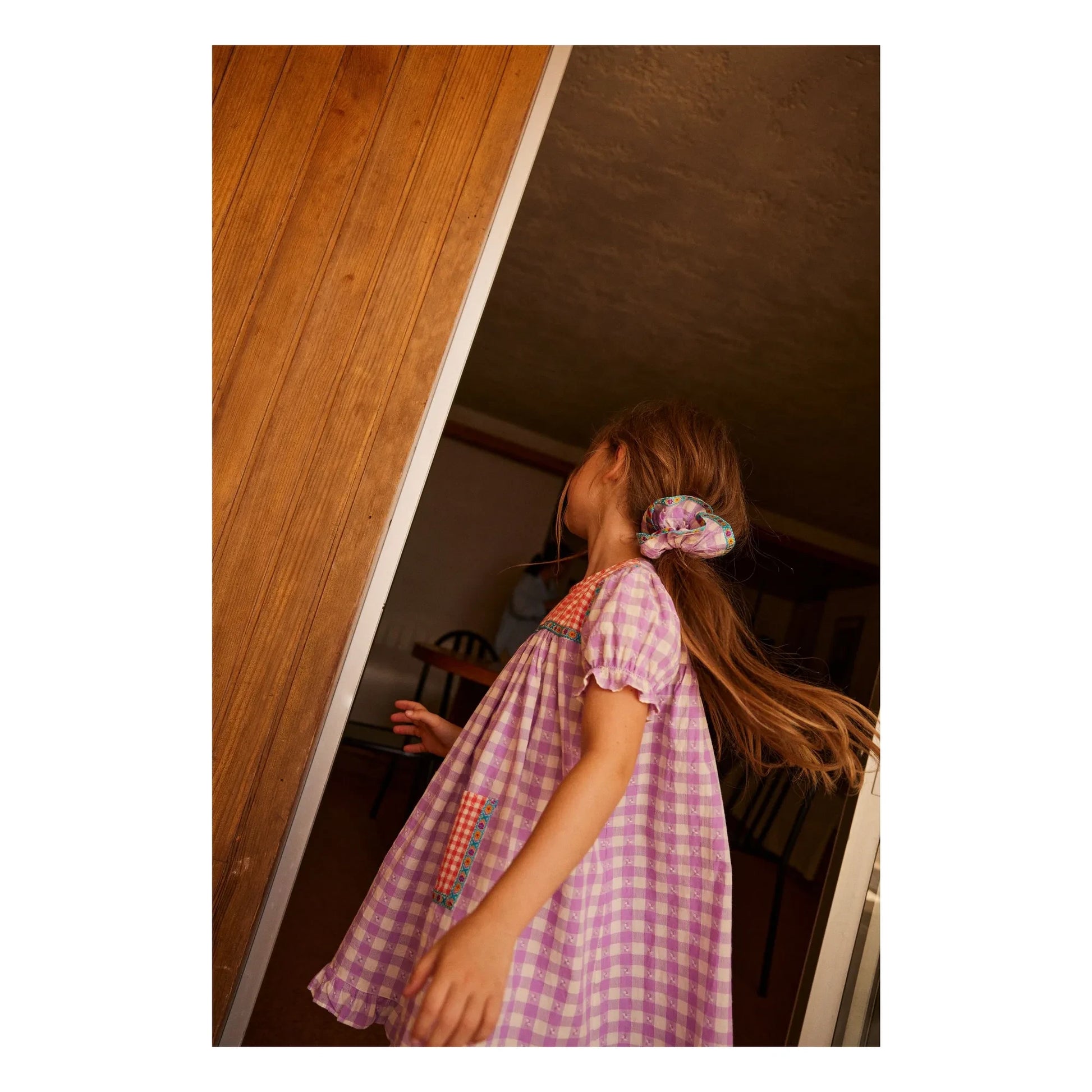 Hello Simone - Louisette Carreaux dress | Pink