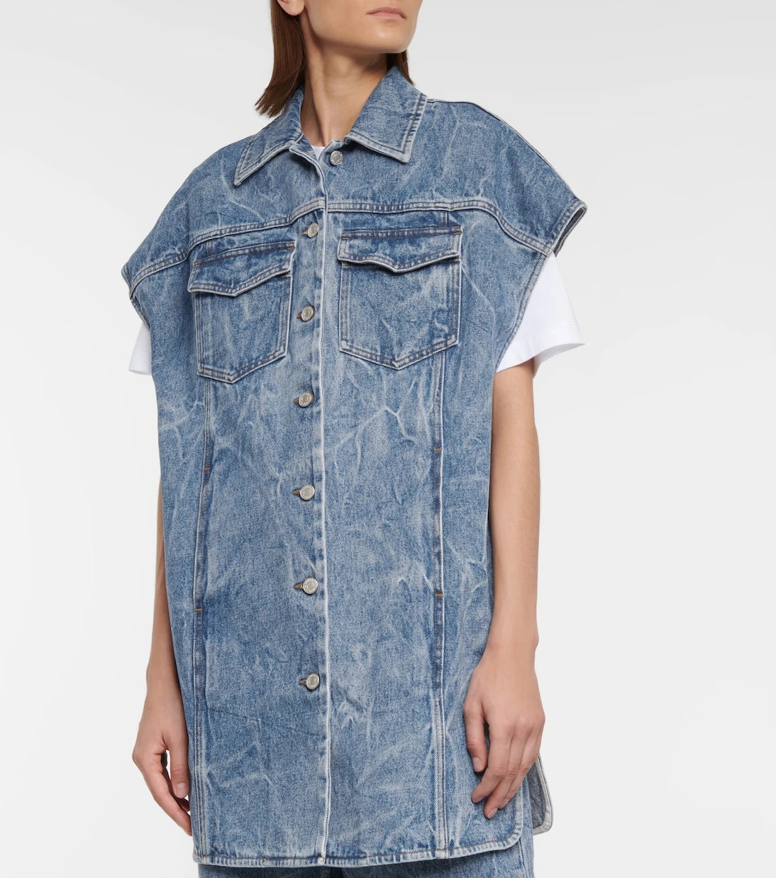 Dries Van Noten - Longline denim jacket