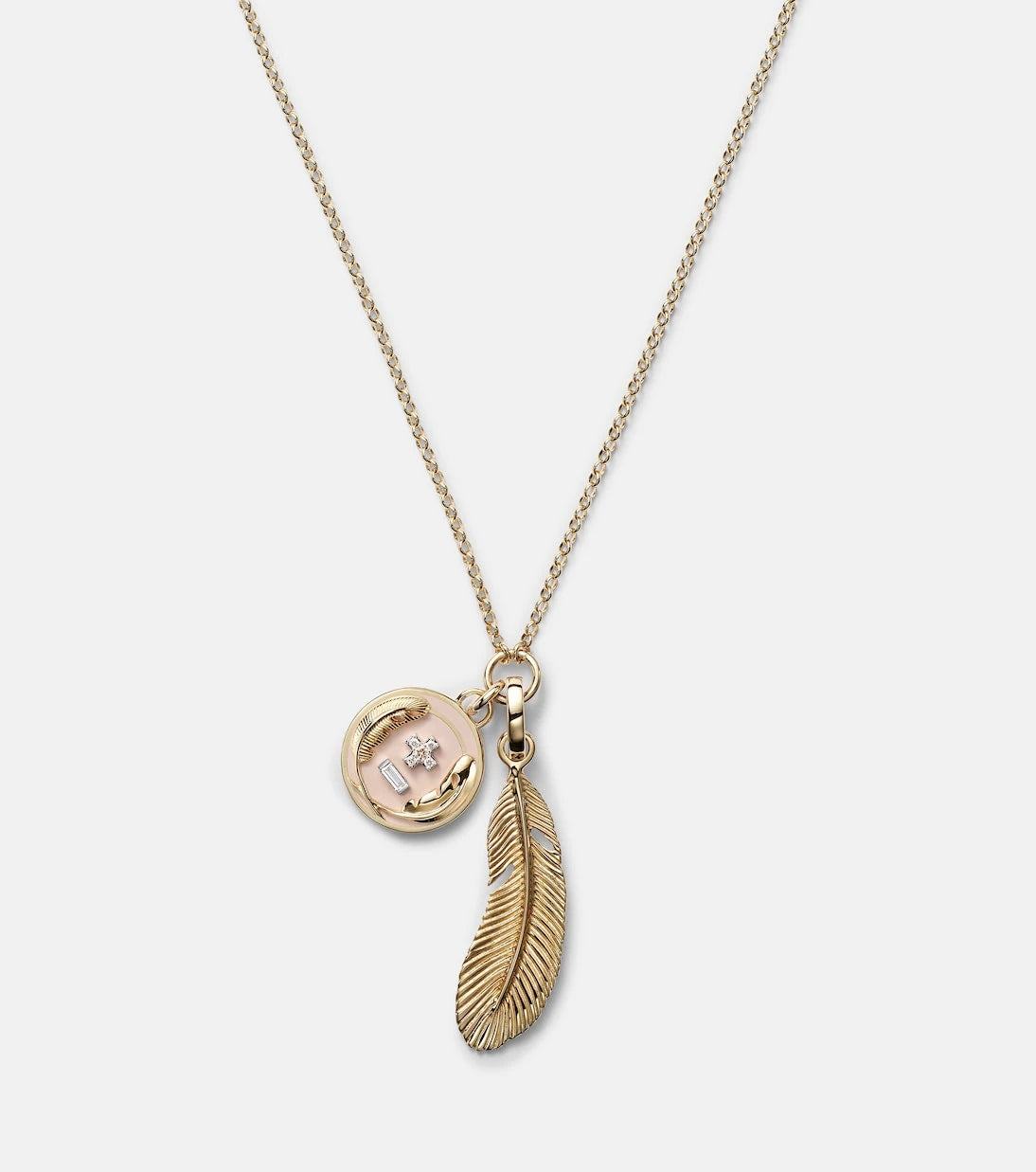 FoundRae - Vivacity 18kt gold pendant necklace with diamonds