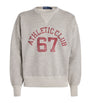Polo Ralph Lauren Grey Cotton 67 Logo Sweatshirt