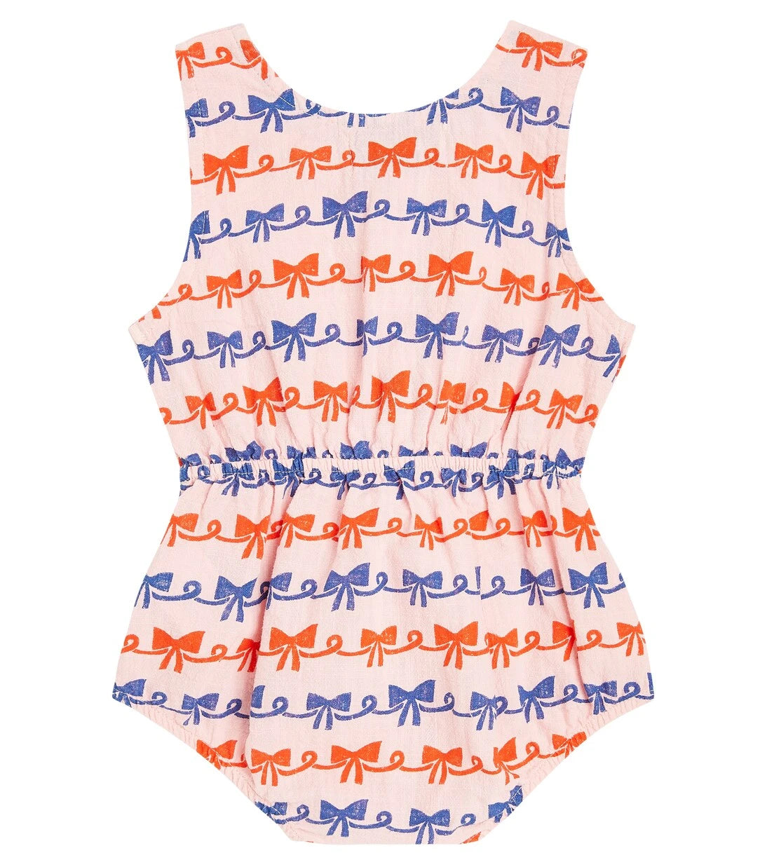 Bobo Choses - Baby Ribbon Bow cotton playsuit